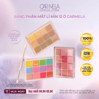 7022 [DEAL ĐỘC QUYỀN] BẢNG MẮT 12 Ô THUỶ TINH CARMELA MỊN LÌ,BỀN MÀU CẢ NGÀY DÀI - 13G NEW