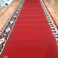 SAJADAH ROLL / KARPET MASJID / KARPET MUSHOLA [POLOS MERAH, HIJAU]