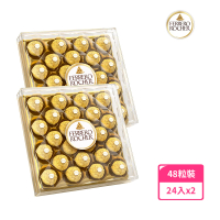 【金莎】金鑽禮盒48入(24入X2組/零食/巧克力/禮物)