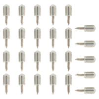 High Quality Bookcases Glass Laminates Self-tapping Screws Drag 25.5*7.5mm 40pcs Anti-oxidation Cold Rolled Steel