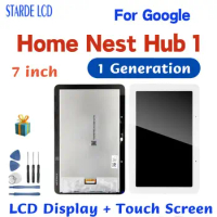 7 inch Original For Google Home Nest Hub First Generation LCD Display Touch Screen Digitizer Assembly Repair Parts Replacement