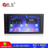 2 din android 10 Universal Car Radio Multimedia Player Car Radio Player for Toyota VIOS CROWN CAMRY HIACE PREVIA COROLLA EX RAV4