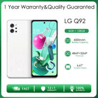 LG Q92 5G Refurbished Unlocked Q920N 128GB 6GB RAM 4G LTE Rear Camera 48MP 6.67" Phone