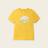 【Roots】Roots 大童- CAMP COOPER短袖T恤(檸檬黃)
