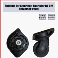 For American Tourister LK-078 Trolley Case Wheel Pulley Sliding Casters Universal Wheel Luggage Wheel Slient Wear-resistant