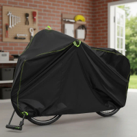 Waterproof Bike Cover 190T 210D Dust UV Protection Outdoor Storage