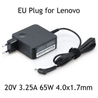 EU US 20V 3.25A 65W 4.0*1.7mm AC Laptop Adapter For Lenovo B50-10 IdeaPad 120s-14 100-14 100-15 Yoga 510-14 710-13 Air 12 13 15