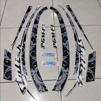 STRIPING Transparan SCOOPY STYLISH Motor Kendaraan