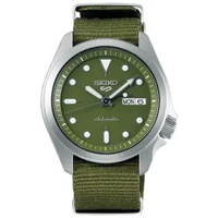 SEIKO 5 SPORT SRPE65K1 Automatic Army Silver Men's Watch