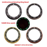 1000M Diving Watch Stainless steel Rotation Ring Green Luminous Ceramic Bezel Fit for SKX SBDX011 013 014 016 Mechanical Watch