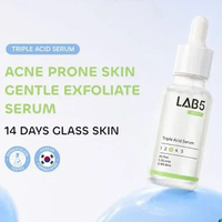 LAB5 - 3x Triple Acid Serum 30ml | Acne Peeling Gentle Serum Glass Skin Eksfoliasi Wajah Mengangkat 