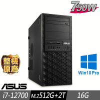 ASUS 華碩 WS760T 工作站 i7-12700/16G/M.2-512GB+2TB/W10P