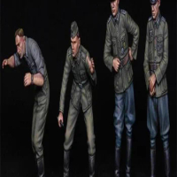 4 Resin soldiers Resin model Figure model 1:35