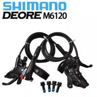 SHIMANO DEORE 2 piston M6100 4 piston M6120 Brake MTB Mountain Bikes Hydraulic Disc Brake MTB BR BL-M6100 DEORE Brake
