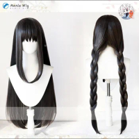 Anime Wigs Cosplay Wig Akemi Homura Cosplay Wig Long Black Heat Resistant Synthetic Hair Women + Wig Cap