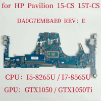 DA0G7EMBAE0 Mainboard For HP Pavilion 15T-CS 15-CS Laptop Motherboard CPU: I5-8265U I7-8565U GPU:GTX1050 / GTX1050TI L34170-601
