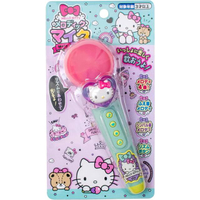 真愛日本 三麗鷗 凱蒂貓 kitty 大臉粉藍 閃光 音樂 麥克風 玩具 唱歌 兒童 說話 安全玩具