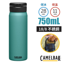 CAMELBAK Fit Cap 18/8不鏽鋼完美不鏽鋼保溫瓶(保冰)750ml.運動水壺_潟湖藍