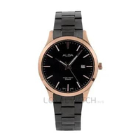Jam Tangan Alba Pria AS9M30 Hitam RoseGold Original Garansi Resmi