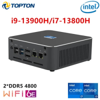 13th Gen Topton S600 Mini PC Gamer Intel i9 13900H i7 13800H Windows 11 2*DDR5 2*NVMe 2*2.5G LAN 8K NUC Gaming PC Computer WiFi6