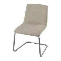 LUSTEBO 餐椅, viarp 米色/咖啡色, 46 公分