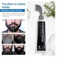 Mokeru NEW PRODUCT Plante Extract Moustache Dye &amp; Beard Hair and Beard Color for Man 80ML