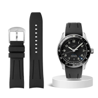 สายรัดข้อมือยางฟลูออรีนเกรดพรีเมียมใหม่สำหรับนาฬิกา Seiko ขนาด 20mm 22mm ดีไซน์ใหม่ สายยาง FKM