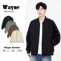 X Áo Khoác Bomber Gió Hai Lớp Form Regular Chống Nước Cản Gió Có Túi Trong Wayne Menswear BOMBER01