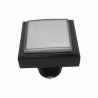 1Pcs 43MM Square Push Button With Light And Nut For Arcade Game Machine Multi Colors Available
