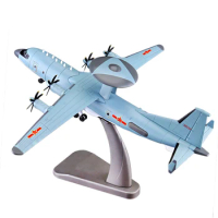 1/100 KJ-500 Air Early Warning Aircraft Model Diecast Metal Chinese Air Force 500 AEW KJ500 Airplane Toy for Collection