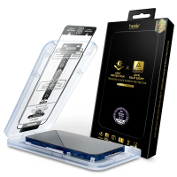hoda iPhone 15/15 Plus/15 Pro/15 Pro Max 抗藍光AR抗反射玻璃保護貼(德國萊因 RPF 20認證)