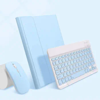 For Samsung Galaxy Tab Keyboard Case For S6 Lite 10.4" S7 11" S8 11" S7 Plus S7 FE S8 Plus 12.4" A8 10.5" A7 10.4" Tablet Cover