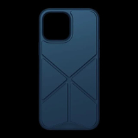 เคสแข็งสำหรับไอโฟน13 Pro Max ฝาหลังพับได้ ผิวเรียบ สำหรับ iPhone 13 Pro Max สีน้ำเงิน