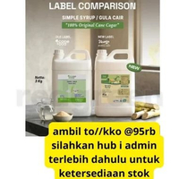 COME FOOD SIMPEL SIRUP ( GULA CAIR ) 3000gr SIMPEL SIRUP ( GULA CAIR ) vicenza simple sirup 100% ori