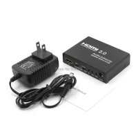 HDMI-Compatible 2.0 to HDMI Audio Extractor Audio Extractor Converter Support 4K/60Hz YUV 4:4:4 HDR ARC For HD Box PS3 PS4