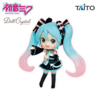 In Stock Original TAITO Hatsune Miku Figure Doll Crystal Formula Suit Miku Dolls Anime Action Figurine Model Toy for Girls Gift