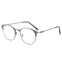 眼鏡框橢圓框眼鏡鏡架-文藝復古韓版金屬男女平光眼鏡5色73oe26【獨家進口】【米蘭精品】