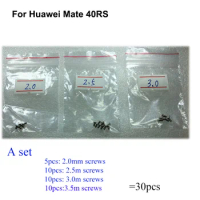 30PCS a set Silver Screw For Huawei Mate 40RS mainboard motherboard Cover Screws Repair Parts For Huawei Mate 40 RS