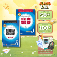 Sách - Combo Sách Tiếng Hàn Tổng Hợp - Trung Cấp 3 sách bài học và bài tập (bản màu) - Sách Học Tiến