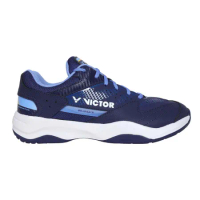VICTOR 男羽球鞋-訓練 運動 羽毛球 U型楦 寬楦 勝利 靛藍紫白