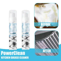 Kitchen Grease Cleaner Foam Multifunctional Foam Cleaner Stain Remover 100ml Magic Degreaser Spray Kitchen Cleaning Tool