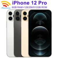 95% New Original iPhone 12 Pro 128GB 256GB ROM 6.1" Super Retina OLED Face ID Unlocked iPhone12Pro 5G Mobile phone
