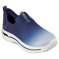 Skechers Go Walk Arch Fit [124885NVLB] 女 健走鞋 休閒 步行 緩震 漸層 深藍