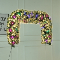 免運 光纖圣誕藤條 七彩LED八功能燈效變化商超家居裝飾派對節日裝扮