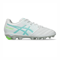 Asics DS Light JR GS [1104A054-100] 大童 足球鞋 運動 訓練 膠釘 白 湖水綠