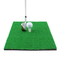 Golf Swing Hitting Practice Mat Training Grass Pad Supplies