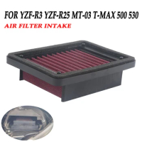 For YAMAHA YZF-R3 YZF-R25 YZF R3 R25 MT03 TMAX500 XP500 TMAX530 XP530 Accessories Air Filter Intake Cleaner Air Element Cleaner