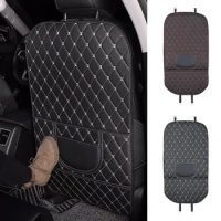 For Hyundai I40 I10 I20 Equus Ix55 Creta Ix25 Ioniq Eon 1PCS Car Anti-Kick Pad Seat Back Protector Cover Auto Accessories Decor