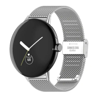For Google Pixel Watch 2 metal mesh strap Smart Watch Stainless Steel Bracelet Pixel Watch Classic Band Replaceable Accessories