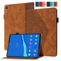 Solid Tablet For Samsung Tab A7 10.4 2020 Case SM-T505/500 For Galaxy Tab A7 Lite Cover T225 T220 8.7 2021 Wallet Funda + Stylus